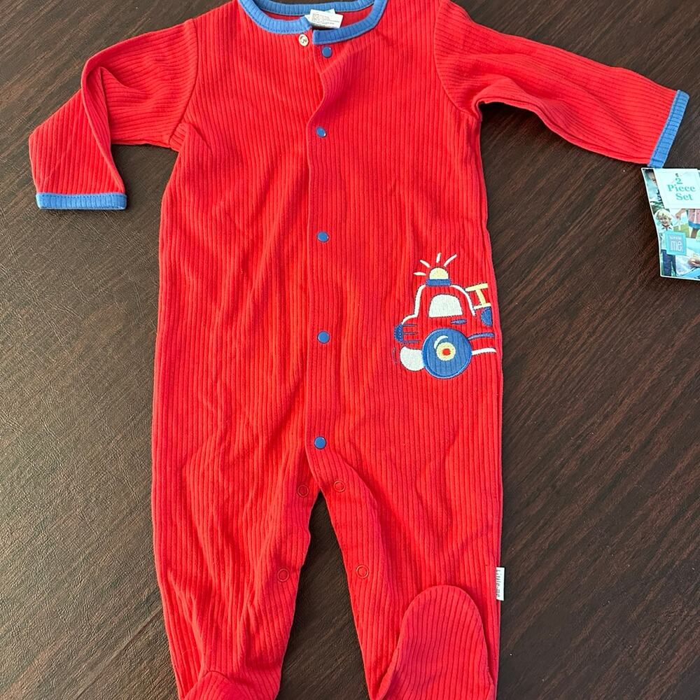 Vintage Little me fire truck baby sleeper